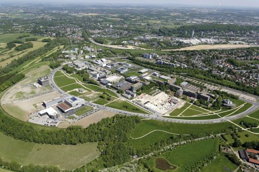 Aerial view of the Melaten Campus