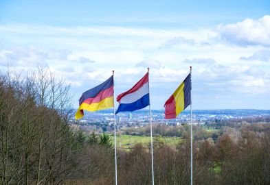 Border triangle - Germany, Belgium and Netherlands